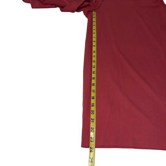 Lark + Grey Mauve Wide Leg Capri Dress Pants W/Fabric Tie Belt Sz 18 - Picture 6 of 10